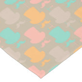 Chemin De Table Court Motif 2 de moustache (Coin)