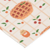Chemin De Table Court Motif à tarte et confiture d'automne (Coin)