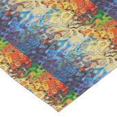 Chemin De Table Court motif à texture Abstraite (Coin)