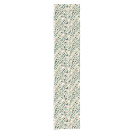 Chemin De Table Court Motif abstrait (Devant)