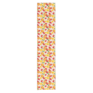 Chemin De Table Court Motif abstrait avec la fraise