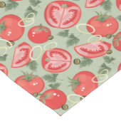 Chemin De Table Court Motif abstrait avec la tomate (Coin)