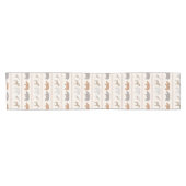 Chemin De Table Court Motif africain 1 d'animaux (Horizontal)