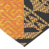 Chemin De Table Court Motif Afrocentré en tissu de boue (Coin)