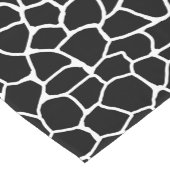 Chemin De Table Court Motif animal d'impression noir et blanc de girafe (Coin)