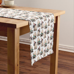 Chemin De Table Court Motif aspirant de licorne des carlins de chiot