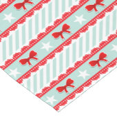 Chemin De Table Court Motif blanc de la Monnaie rouge de Noël élégant (Coin)