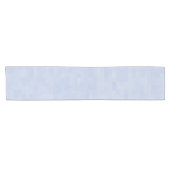 Chemin De Table Court Motif bleu clair minimaliste (Horizontal)
