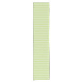 Chemin De Table Court Motif branché Pastel Bright Lime Green Stripes (Devant)
