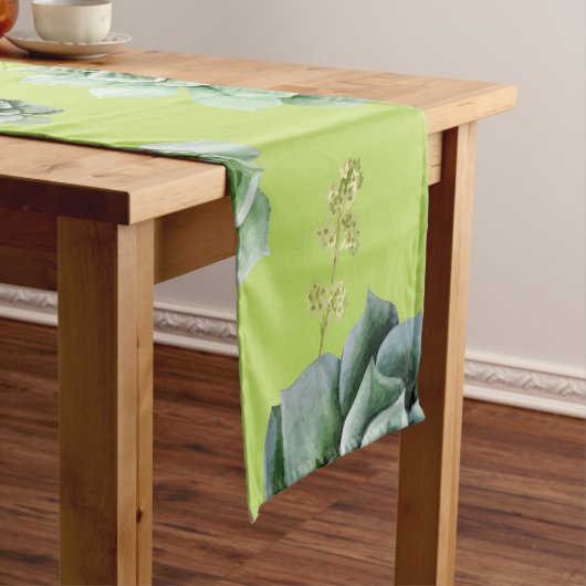 Chemin De Table Court Motif Cactus 6 (In Situ)