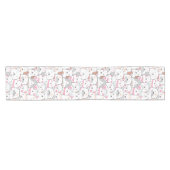 Chemin De Table Court Motif Chiens Mignons (Horizontal)