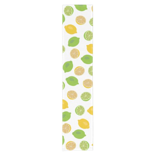 Chemin De Table Court Motif citron et citron vert (Devant)