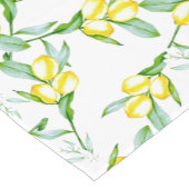 Chemin De Table Court Motif citrons (Coin)