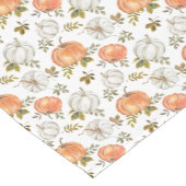 Chemin De Table Court Motif Citrouille d'aquarelle d'automne (Coin)