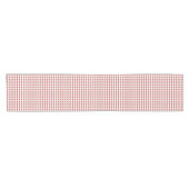 Chemin De Table Court Motif Coeurs plaid (Horizontal)