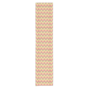 Chemin De Table Court Motif coloré de Chevron de zigzag