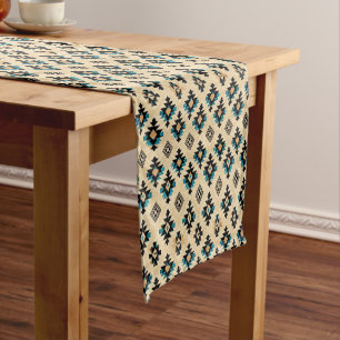 Chemin De Table Court motif cool occidental carrelé