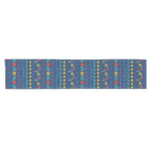 Chemin De Table Court Motif d'art populaire mexicain (Horizontal)