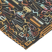 Chemin De Table Court Motif d'art Scratch du Sud-Ouest (Coin)