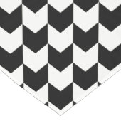 Chemin De Table Court Motif de base noir classique (Coin)