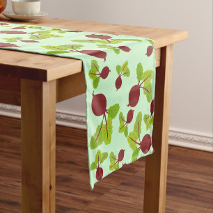 Chemin De Table Court Motif de betteraves