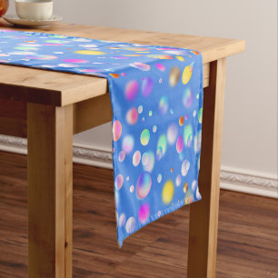Chemin De Table Court motif de boules flottantes 3D. Aucun groupe