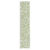 Chemin De Table Court Motif de branches feuillues vertes (Devant)