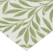 Chemin De Table Court Motif de branches feuillues vertes (Coin)