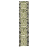 Chemin De Table Court Motif de branches fleuries (Devant)