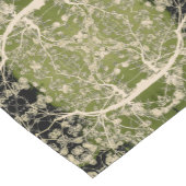 Chemin De Table Court Motif de branches fleuries (Coin)