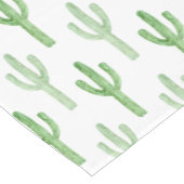 Chemin De Table Court Motif de cactus d'aquarelle (Coin)