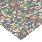 Chemin De Table Court Motif de camouflage de chien (Coin)