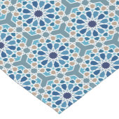 Chemin De Table Court Motif de carreaux marocains (Coin)