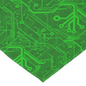 Chemin De Table Court Motif de carte électronique de vert (Coin)