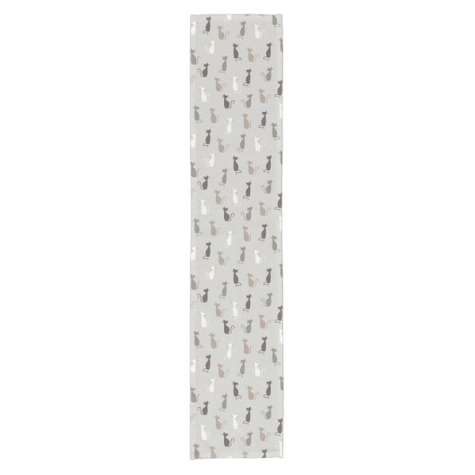 Chemin De Table Court Motif de chats (Devant)