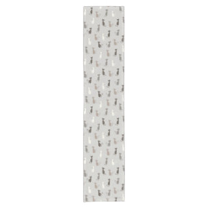 Chemin De Table Court Motif de chats