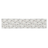 Chemin De Table Court Motif de chats (Horizontal)