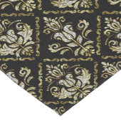 Chemin De Table Court Motif de damas étincelants (Coin)