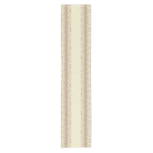 Chemin De Table Court Motif de dentelle, cru 7 de fleur
