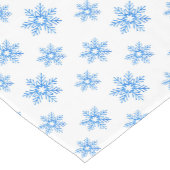 Chemin De Table Court Motif de flocons d'eau bleu (Coin)