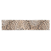 Chemin De Table Court Motif de fourrure Leopard (Horizontal)