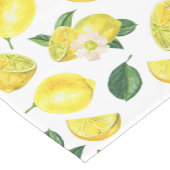 Chemin De Table Court Motif de fruits aux citrons jaunes (Coin)