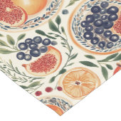 Chemin De Table Court Motif de fruits méditerranéen Coureur de table (Coin)