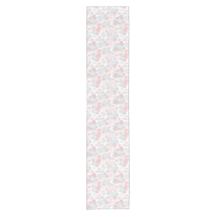 Chemin De Table Court motif de kawaii avec le griffonnage