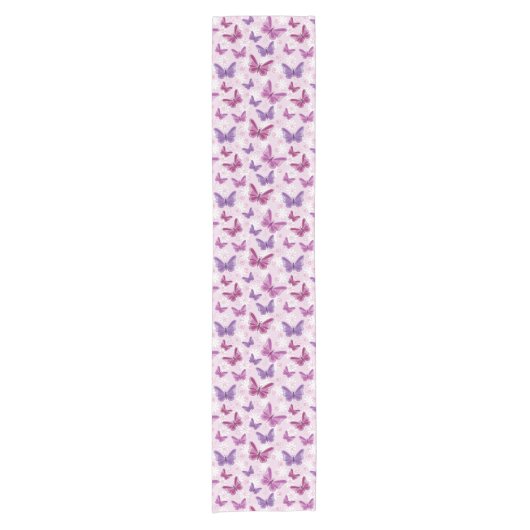 Chemin De Table Court motif de papillon (Devant)