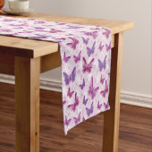Chemin De Table Court motif de papillon (In Situ)