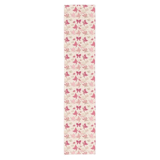 Chemin De Table Court motif de papillon 2 (Devant)