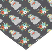 Chemin De Table Court Motif de paresse de pastèque (Coin)