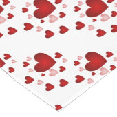 Chemin De Table Court Motif de Red Heart (Coin)