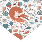 Chemin De Table Court Motif de renard nordique (Coin)